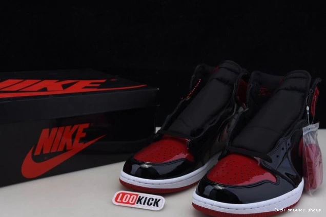 Rep LUCY 1 Patent Bred Jordan High Air OG 555088-063 0707